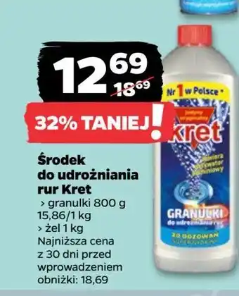 Netto Żel do udrożniania rur Kret oferta