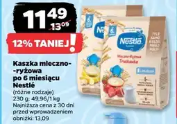 Netto Kaszka mleczno-ryżowa banan Nestle oferta