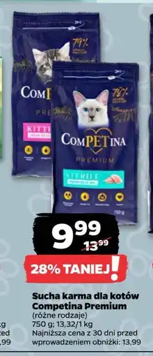 Netto Karma dla kota sterile Competina oferta