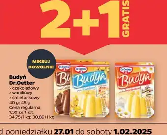 Netto Budyń śmietankowy Dr. Oetker oferta