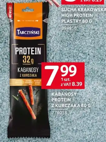 Selgros KABANOSY PROTEIN Z KURCZAKA oferta