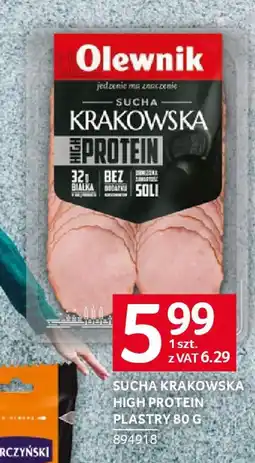 Selgros SUCHA KRAKOWSKA HIGH PROTEIN PLASTRY oferta