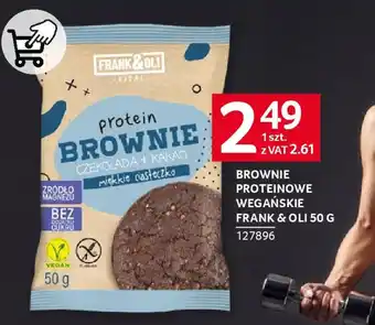 Selgros BROWNIE PROTEINOWE WEGAŃSKIE FRANK & OLI oferta