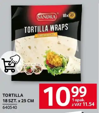 Selgros TORTILLA 18 SZT. x 25 CM oferta