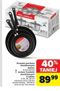 Carrefour Zestaw garnków Florina oferta