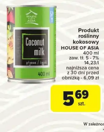 Carrefour Napój roślinny House of Asia oferta