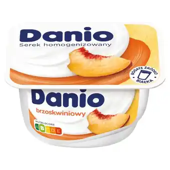 Carrefour Danio Serek homogenizowany brzoskwiniowy 130 g oferta