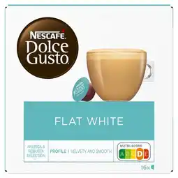 Carrefour NESCAFÉ Dolce Gusto Flat White Kawa w kapsułkach 187,2 g (16 x 11,7 g) oferta