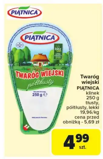 Carrefour Twaróg Piątnica oferta