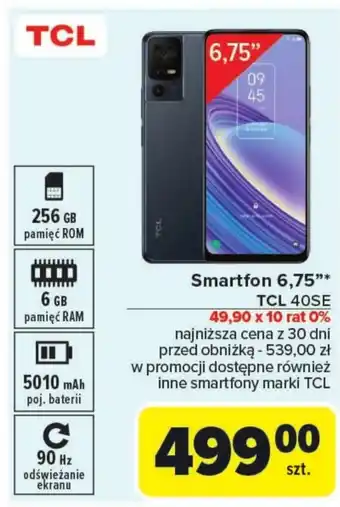 Carrefour Smartfon TCL oferta