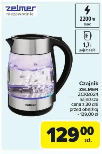 Carrefour Czajnik elektryczny Zelmer oferta