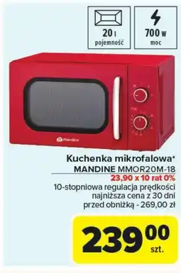 Carrefour Kuchenka mikrofalowa Mandine oferta