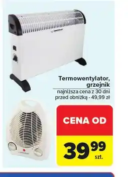 Carrefour Termowentylator oferta