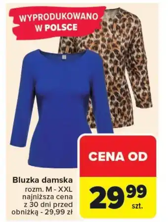 Carrefour Bluzka damska oferta