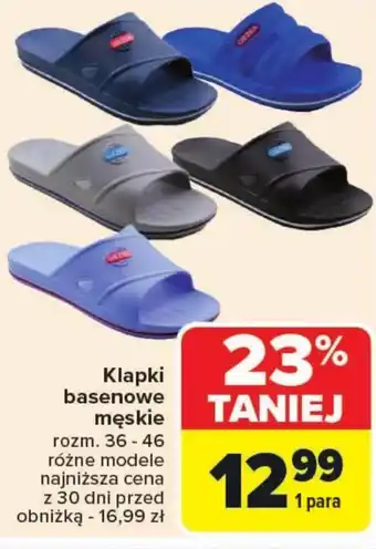 Carrefour Klapki basenowe oferta