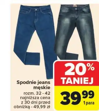 Carrefour Spodnie męskie oferta