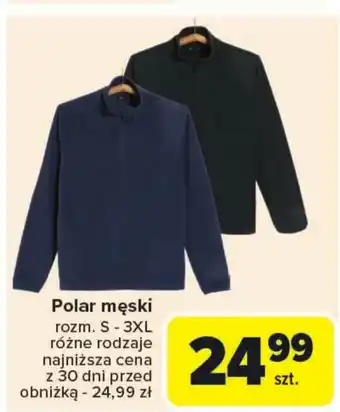 Carrefour męski Polar oferta