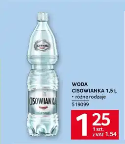 Selgros WODA CISOWIANKA oferta