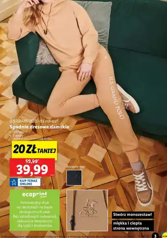 Lidl Spodnie dresowe s-l Us Grand Polo oferta