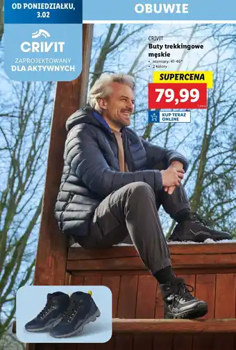 Lidl Buty trekkingowe 41-46 Crivit oferta