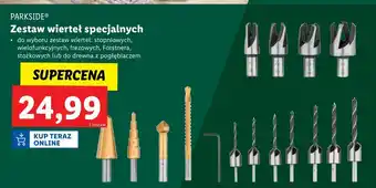Lidl Wiertła z pogłębiaczem do drewna Parkside oferta