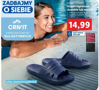 Lidl Klapki męskie 40-45 Crivit oferta