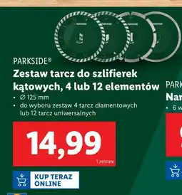 Lidl Tarcze do szlifowania Parkside oferta