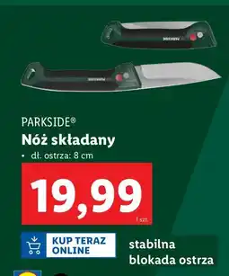 Lidl Nóź składany Parkside oferta