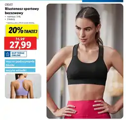 Lidl Biustonosz sportowy rozm. s-xl Crivit oferta