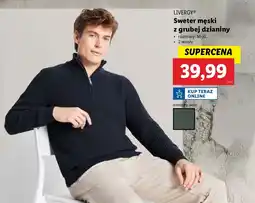 Lidl Sweter męski m-xl Livergy oferta