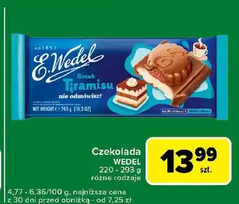 Carrefour Express Czekolada mleczna o smaku tiramisu E. Wedel oferta