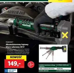 Lidl Klucz udarowy 20v Parkside oferta