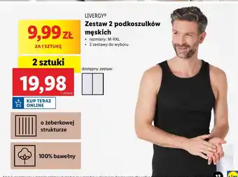 Lidl Podkoszulka męska rozm. m-xxl Livergy oferta