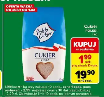 Carrefour Express Cukier biały Polski oferta