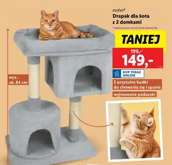 Lidl Drapak dla kota 68 x 84 40 cm Zoofari oferta