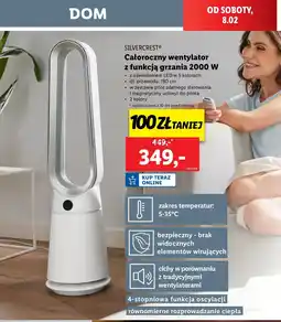 Lidl Termowentylator 2000 w Silvercrest oferta