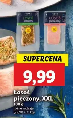 Lidl Łosoś pieczony naturalny smak Fjord Fiskursson oferta