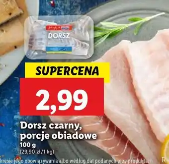 Lidl Dorsz czarny porcje Abramczyk oferta