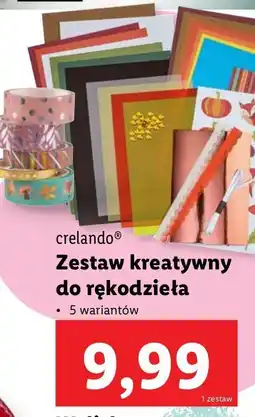 Lidl Zestaw kreatywny Crelando oferta