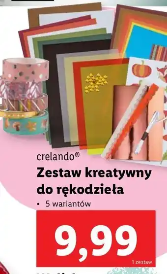 Lidl Zestaw kreatywny Crelando oferta