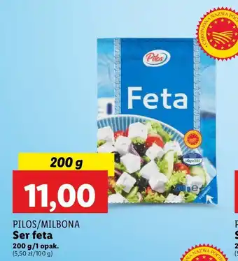 Lidl Ser feta Pilos oferta