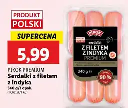 Lidl Serdelki z indyka Pikok oferta