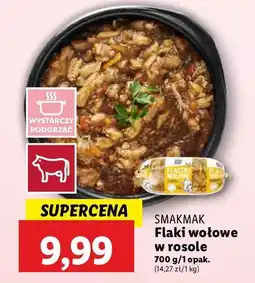 Lidl Flaki wołowe w rosole Smak Mak oferta