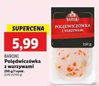 Lidl Polędwiczówka z warzywami Baroni oferta