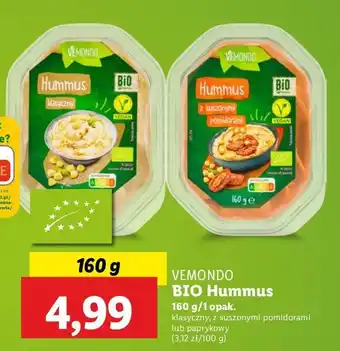 Lidl Hummus paprykowy Vemondo oferta