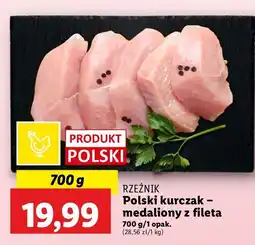 Lidl Medaliony z fileta kurczaka Rzeźnik Codzienna Dostawa oferta