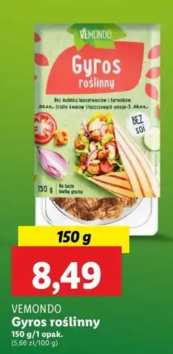 Lidl Gyros roślinny Vemondo oferta