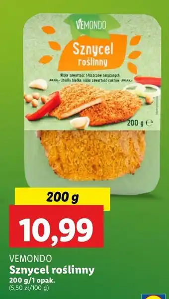 Lidl Sznycel roślinny Vemondo oferta