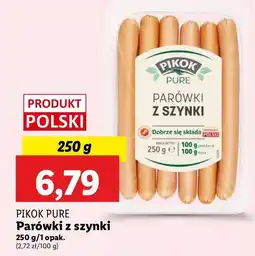 Lidl Parówki z szynki Pikok Pure oferta