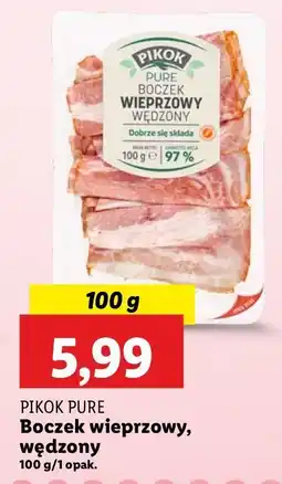 Lidl Boczek wędzony Pikok Pure oferta